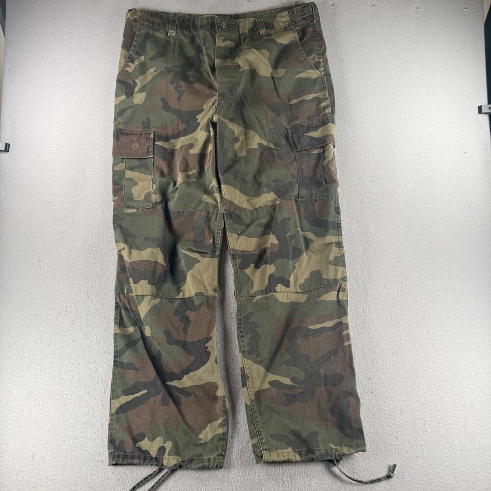 Winchester Camo Cargo Pants Men's 40 Woodland Hunting Utility Korea